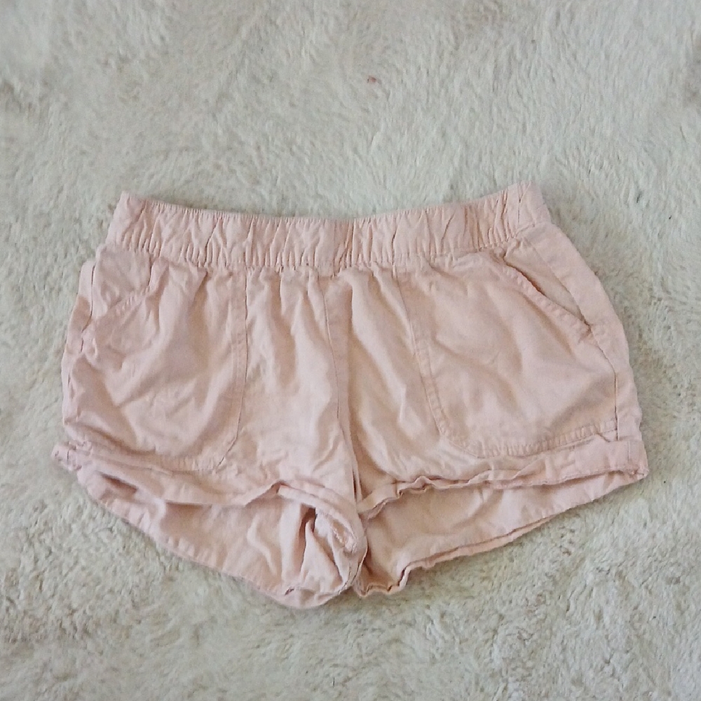 Girl's Pink Casual Shorts